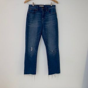 NWOT Madewell High Rise Slim Crop Boyjean 24